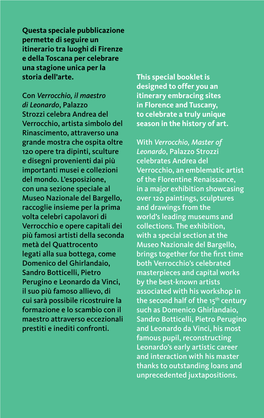 Questa Speciale Pubblicazione Permette Di Seguire Un Itinerario Tra Luoghi Di Firenze E Della Toscana Per Celebrare Una Stagione Unica Per La Storia Dell’Arte