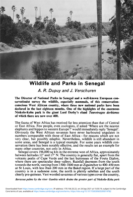 Wildlife and Parks in Senegal A