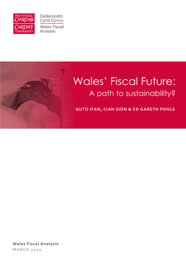 Wales Fiscal Future: a Path to Sustainability?