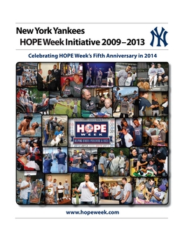 New York Yankees HOPE Week Initiative 2009–2013