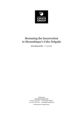 Stemming the Insurrection in Mozambique's Cabo Delgado