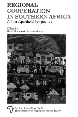 CQQPE ION in SOUTHERN RICA a Post-Apartheid Perspective