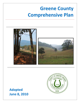 Greene County Comprehensive Plan