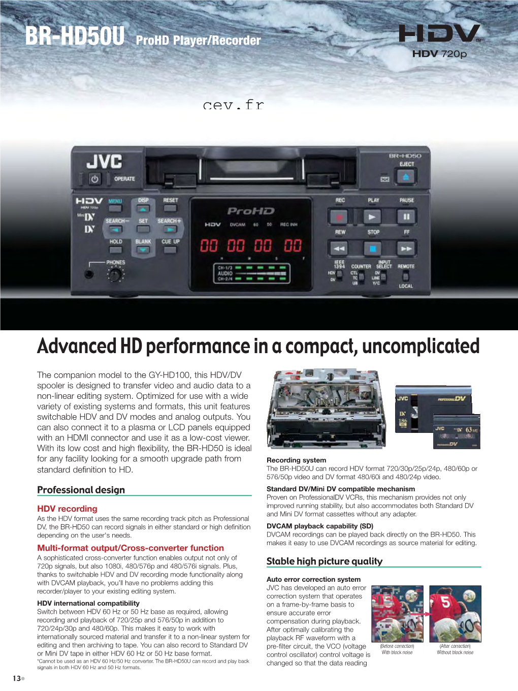 Advanced HD Performance in a Compact, Uncomplicated Reco