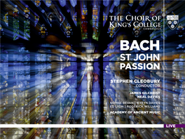 Bach: St John Passion