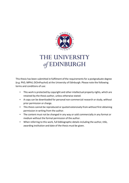The Edinburgh College of Art (1904 - 1969): a Study in Institutional History