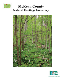 Mckean County Natural Heritage Inventory, 2008