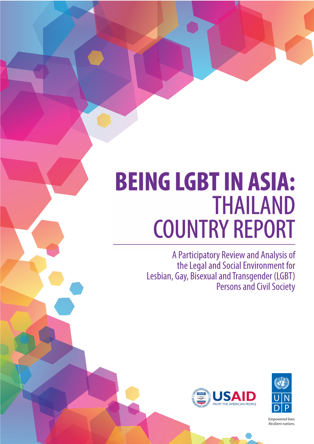 Being Lgbt in Asia: Thailand Country Report