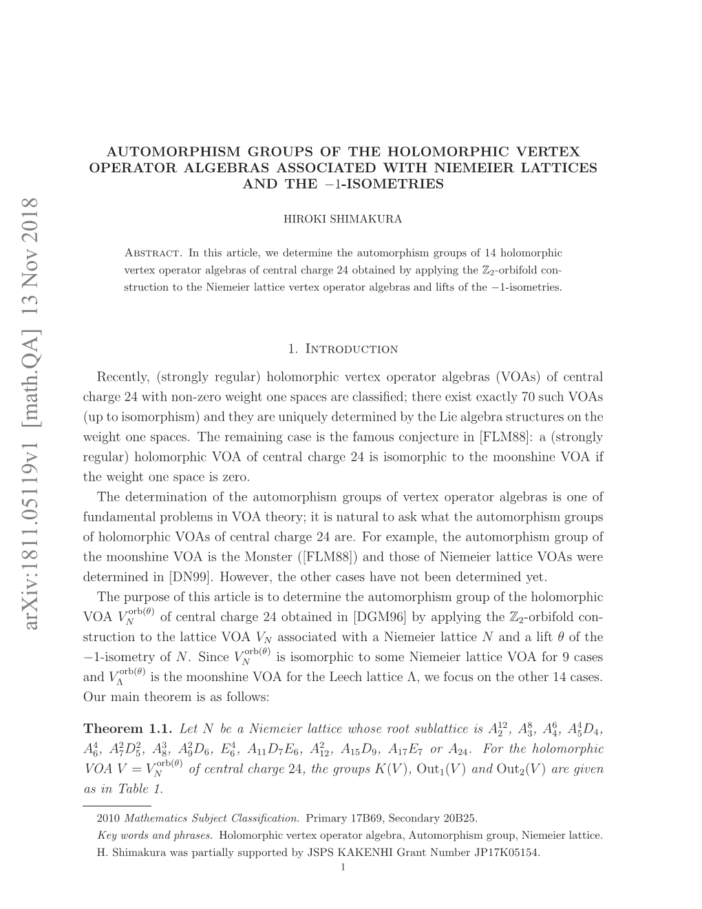 Automorphism Groups of the Holomorphic Vertex Operator