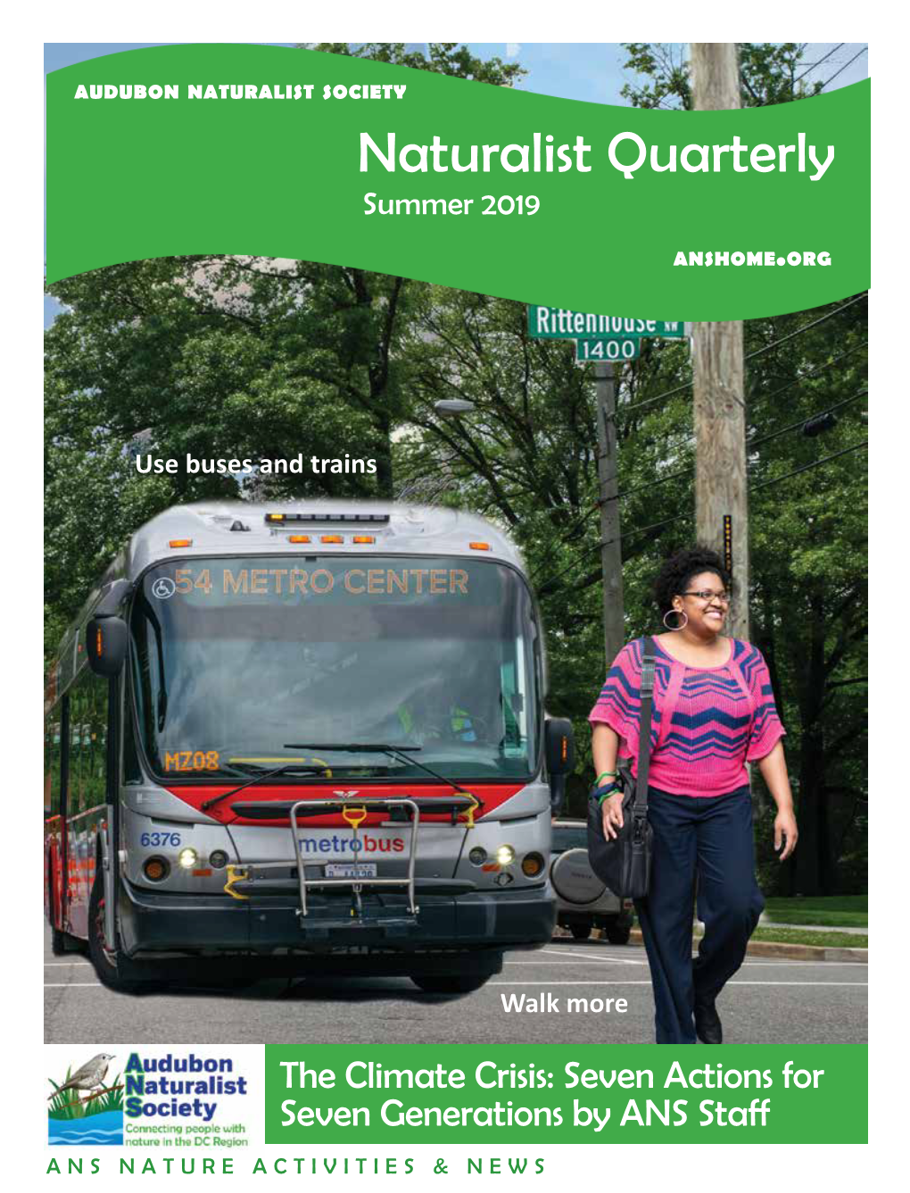 Naturalist Quarterly Summer 2019 Fly Less Anshome.Org