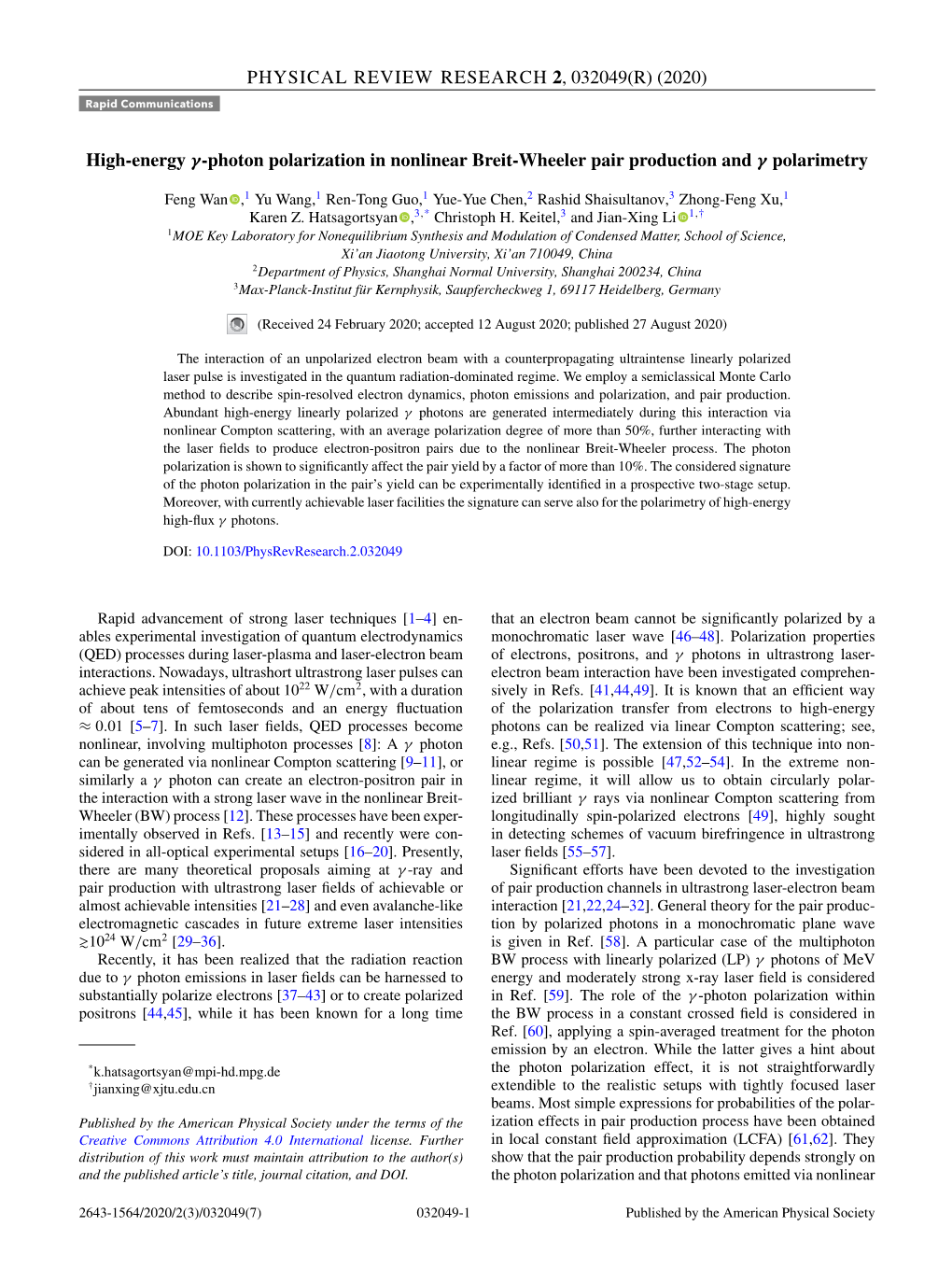 Photon Polarization in Nonlinear Breit-Wheeler Pair Production and $\Gamma$ Polarimetry