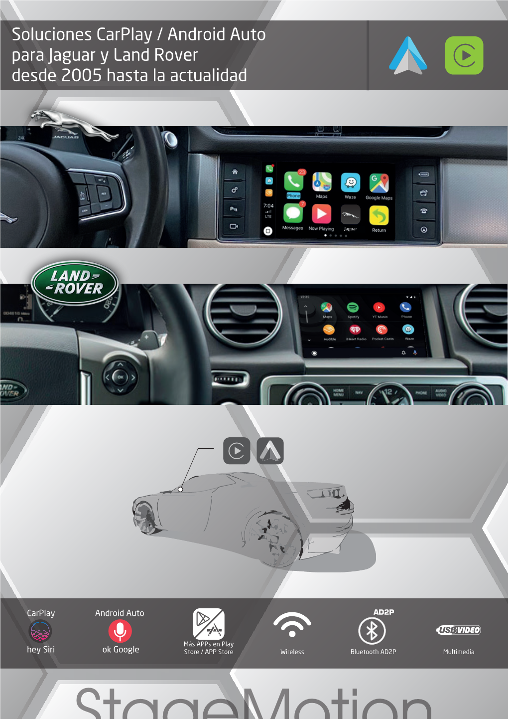 Carplay Android Auto Jaguar Land Rover