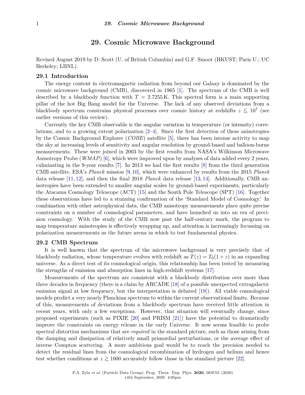 Cosmic Microwave Background