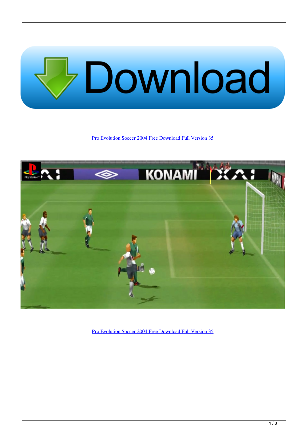 Pro Evolution Soccer 2004 Free Download Full Version 35