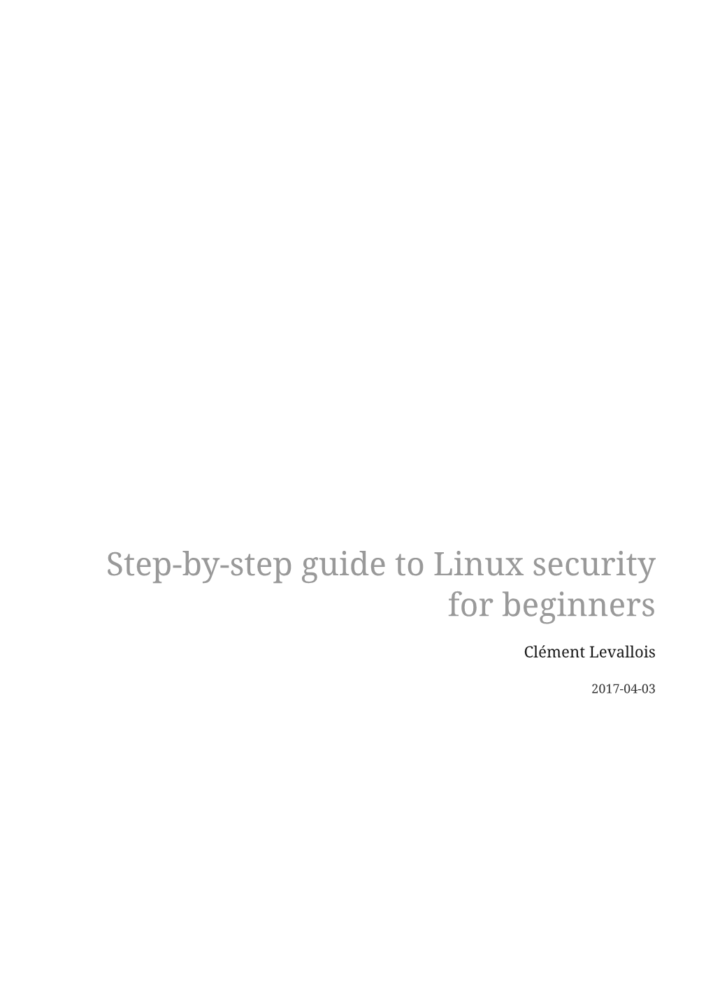 Step-By-Step Guide to Linux Security for Beginners