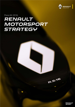 Renault Motorsport Strategy