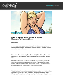 Girls of 'Archer' Make Splash in 'Sports Illustrated''s Swimsuit Issue