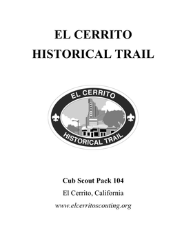 El Cerrito Historical Trail