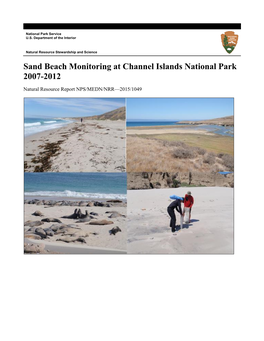Sand Beach Monitoring at Channel Islands National Park, 2007-2012