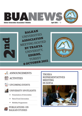 Balkan Universities Association Meeting Hosted