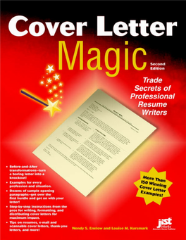 Cover Letter Magic Trade Secrets of Professional Resume