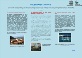 Underwater Museums