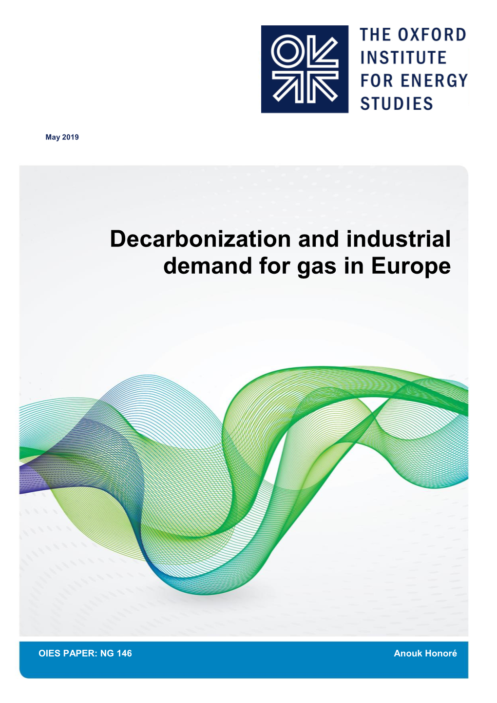 Decarbonization and Industrial Demand for Gas in Europe