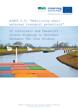 Inland Shipping in Northern Germany: Two Case Studies”