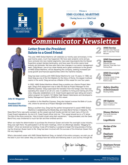 Communicator Newsletter