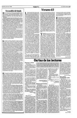 Cartas De Los Lectores