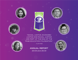 ANNUAL REPORT 2018 and 2019