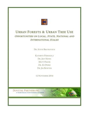 Urban Forests & Urban Tree