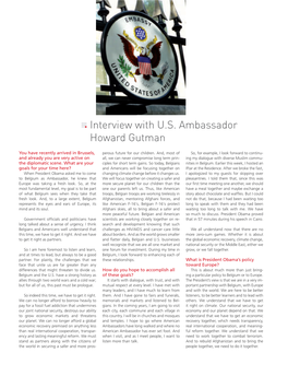 Interview with U.S. Ambassador Howard Gutman