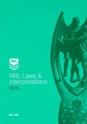 NRL Laws & Interpretations