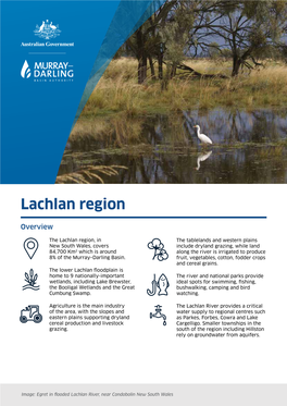 Lachlan Regional Fact Sheet