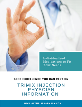 Trimix Injection Information for Patients