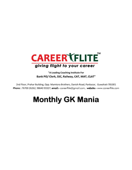 October-Gk-Mania Career-Flite
