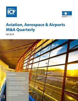 Aviation, Aerospace & Airports M&A Quarterly