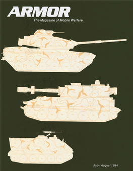 Armor, July-August 1984 Edition