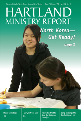 Ministry Report North Korea— Get Ready! Page 2