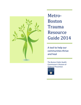 Metro Boston Trauma Resource Guide 2014
