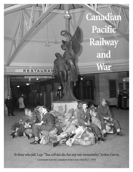 Canadian Pacific Railway and War
