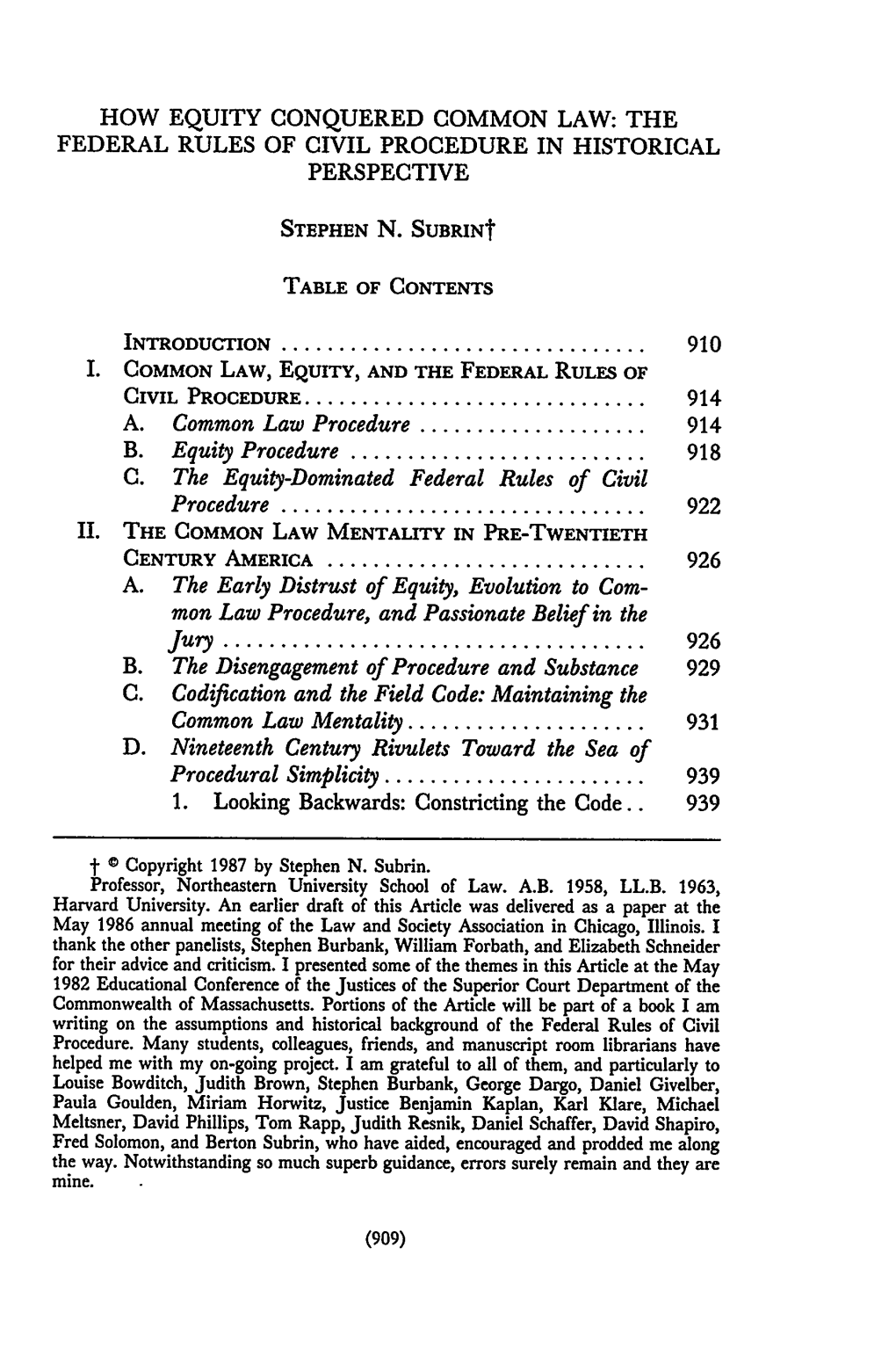 how-equity-conquered-common-law-the-federal-rules-of-civil-procedure