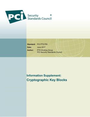 Cryptographic Key Blocks Information Supplement