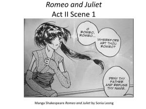 Romeo and Juliet Act II Scene 1