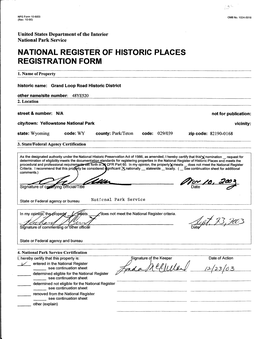 National Register of Historic Places Registration Form