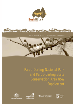 Paroo‑Darling National Park and Paroo‑Darling State Conservation Area NSW Supplement Contents Key
