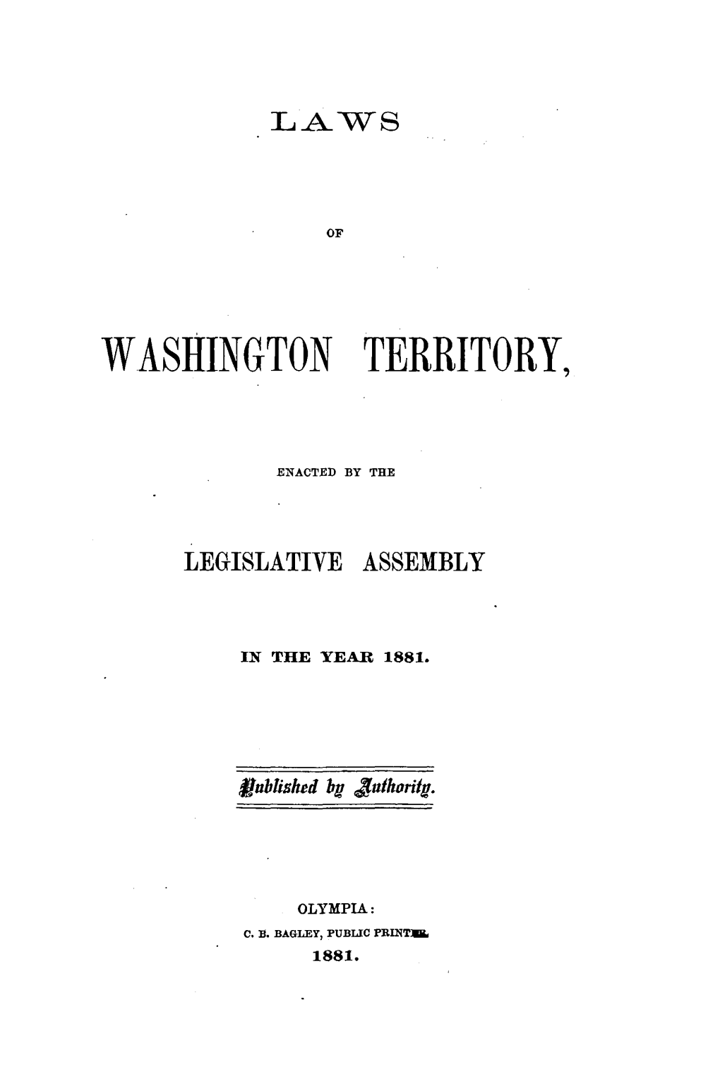 Washington Territory