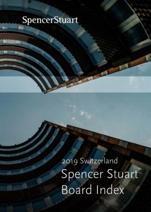 2019 Switzerland Spencer Stuart Board Index ﻿