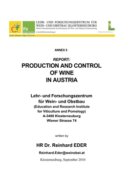 Austrian Wine Report